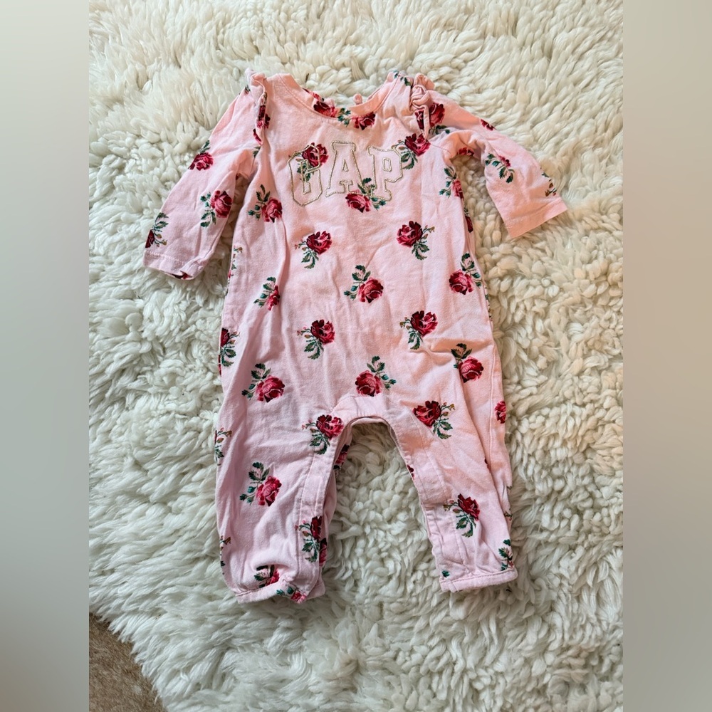 GAP Pink Floral Kids One Piece